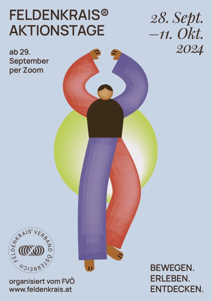 Poster der Feldenkrais Aktionstage 2024